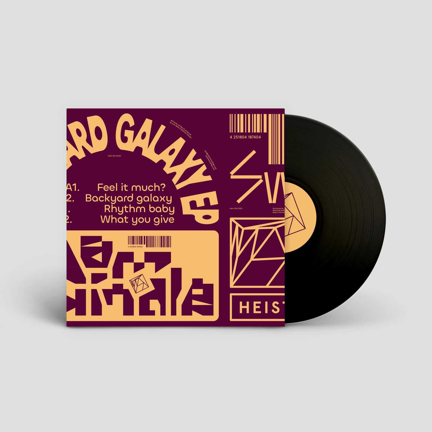 Dam Swindle - Backyard galaxy EP | Vinyl