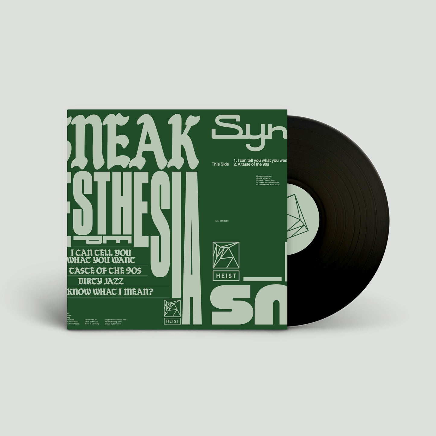 DJ Sneak - Synesthesia EP | Vinyl