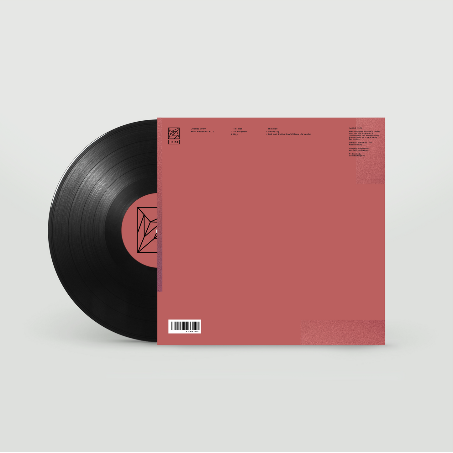 Orlando Voorn - Heist Mastercuts Pt. 2 EP | Vinyl