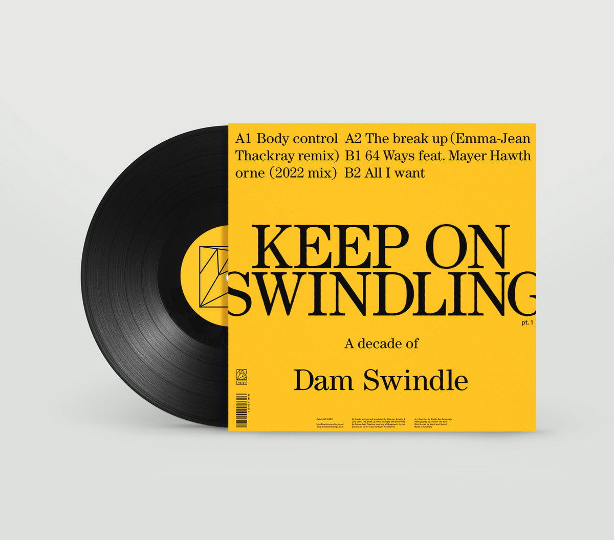 Dam Swindle - Keep on Swindling Pt. 1 | Vinyl